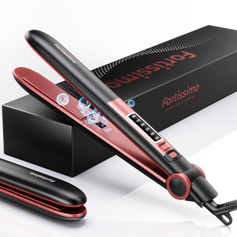 Professional Ceramic Hair Straightner Six Adjustable Temperature Settings 230F To 450F 15