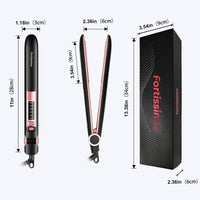 Professional Ceramic Hair Straightner Six Adjustable Temperature Settings 230F To 450F 15