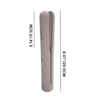 Cordless Curling Iron Mini Hair Straightener Iron Straightening Styling Tools Hair Curler Flat Iron Beard Straightener